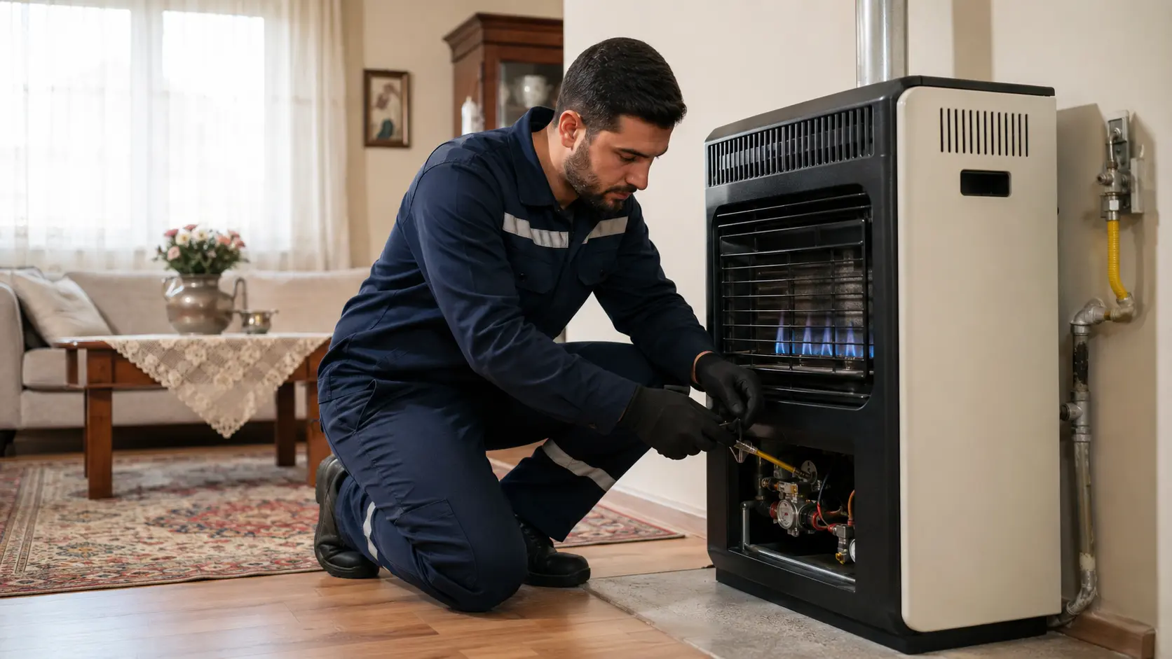 Güngören doğalgaz sobası servisi